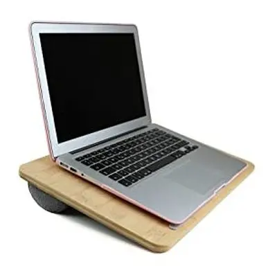 PEPE - Laptop Stand for Bed and Sofa, Bamboo Lap Tray, Soft Laptop Tray with Cushion, Lapdesk fo