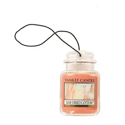 Yankee Candle Line-Dried Cotton Car Jar Air Freshener