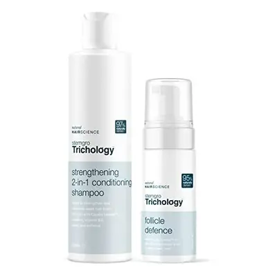 Stemgro Trichology Strengthening 2-in-1 Shampoo & Conditioner with Capilia Longa PPF for Hair Lo