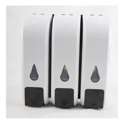 (Triple) Wall Mounted Bathroom Shower Soap Dispenser Body Lotion Shampoo Liquid Soap