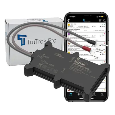 TruTrak Pro - FMT100+ GPS Tracker - Real Time Vehicle Tracker Device - Van, Motorcycle, Caravan,