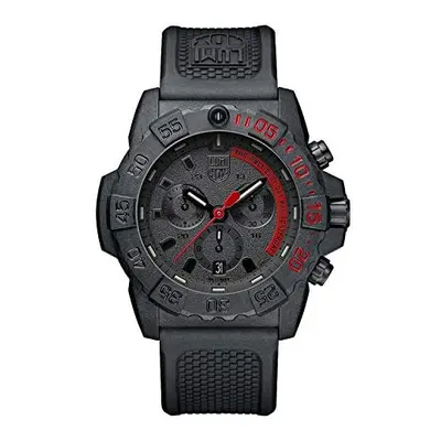 Luminox Navy Seal XS.3581.EY Mens Watch 45mm - Military Dive Watch in Black Date Function Chrono