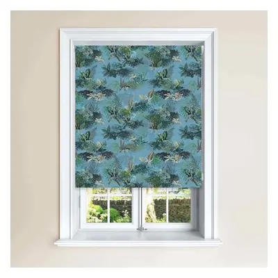 (Periwinkle, cm Width x cm Drop) Jungle Design Blackout Roller Blinds Windows