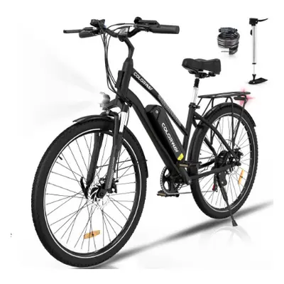 (Black) Electric Bike BK for Adults, 28" Commute E bike with 36V 15Ah