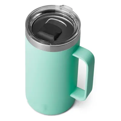 (Seafoam) Vacuum Insulated Stainless Steel Stackable Mug with Magslider Lid, Seafoam, oz (710 ml