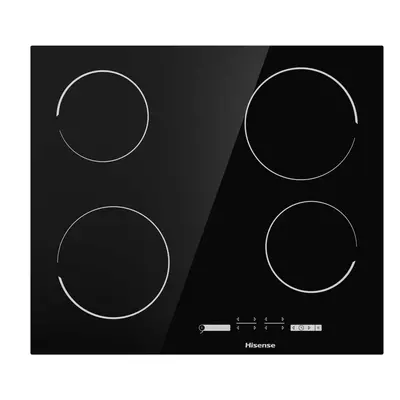 Hisense E6431C 60cm Burners Ceramic Hob Touch Control Black