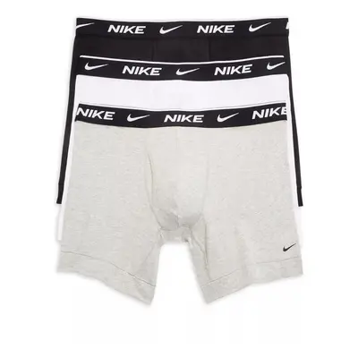 Nike Men`s Everyday Cotton Stretch Boxer Briefs Pack (Small Black(K