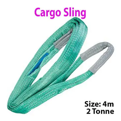 4m Tonne (2000KG) Flat Webbing Strong Cargo Sling Lifting Crane Hoist Strap