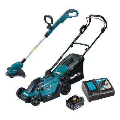 Makita DLM330RT 18v LXT Cordless Lawn Mower 33cm 1x5ah Battery DUR181Z Trimmer