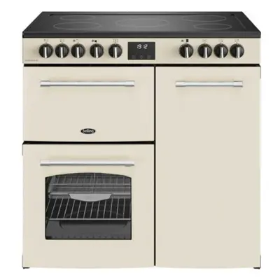 Belling RCAFHOUSE90ECRM Farmhouse 90E Electric Ceramic Range Cooker - Cream