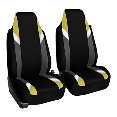 FH Group Car Seat Cover Cloth Front Set - Car Seat Covers for Bucket