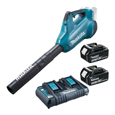 Makita DUB362RT2 Twin LXT 18v 36v Brushless Turbo Leaf Blower x 3.0ah +Charger