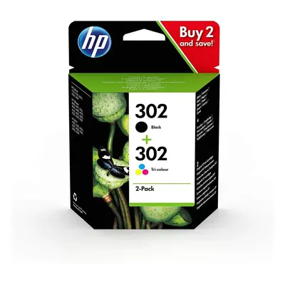 HP X4D37AE Original Ink Cartridges, Black and Tri-colour, Multipack