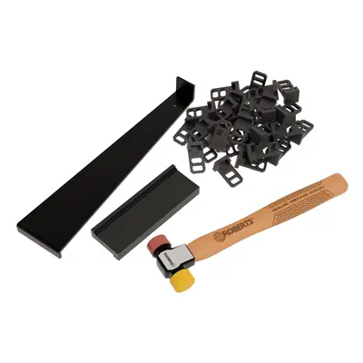 ROBERTS Laminate and Hardwood Pro Flooring Installation Kit for Vinyl Black