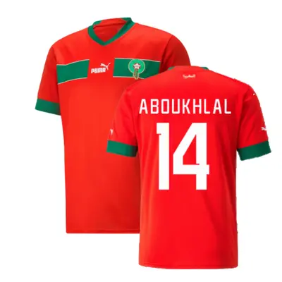 (XXL) Morocco Home Shirt (ABOUKHLAL 14)