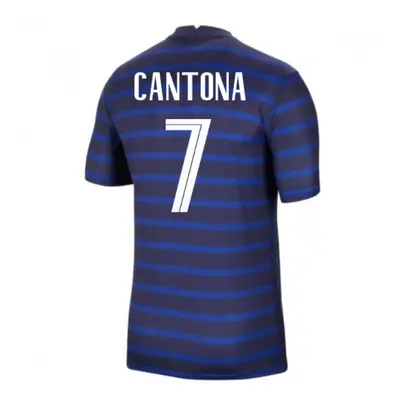 (XS) France Home Nike Football Shirt (CANTONA 7)