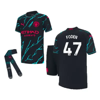 (1-2 Years) Man City Third Mini Kit (FODEN 47)