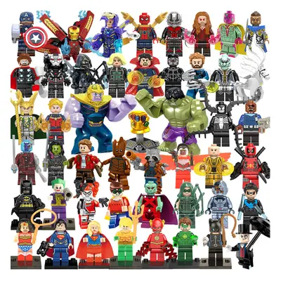 (48PCS) Marvel Super Hero Mini Character Toys are suitable Fit LegoTall Collection series