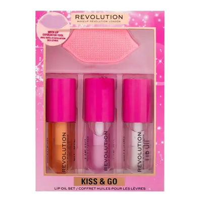 Makeup Revolution London - Kiss & Go Lip Oil Set - For Women, 4.5 ml