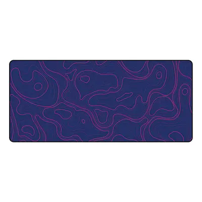 (Purple) Extra Large Mouse Pad Simple Line Anti-slip Rubber Gaming Keyboard Pad 900*400*4mm Desk