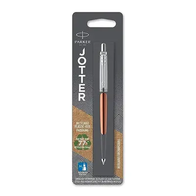 Parker Jotter Ballpoint Pen | Chelsea Orange | Medium Point Blue Ink