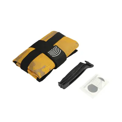 (Yellow) Bicycle Foldable Saddle Tool Bag Bicycle Tire Repair Kit Bike Saddle Pouch Included Rep