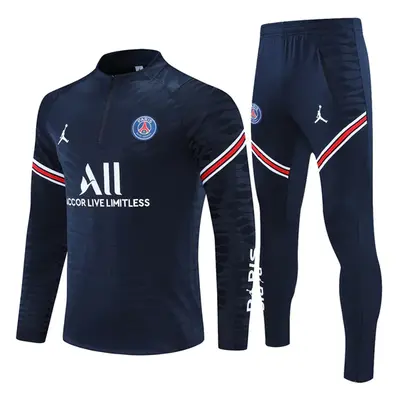 (Small Jordan Blue Psg Tracksuit) PSG TRACKSUITS