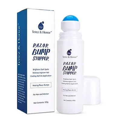 Razor Bump and Ingrown Hairs Serum - After Shave Solution Roll-On for Ingrown Hairs, Razor Burns