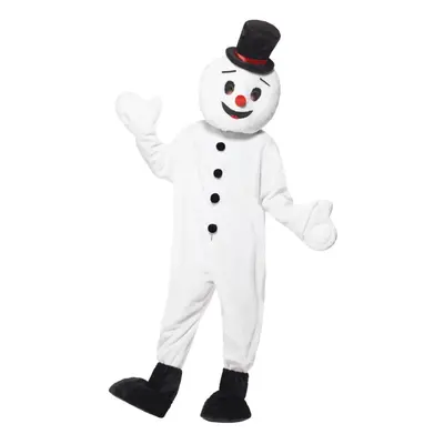 Smiffys Unisex Adult Snowman Mascot Costume