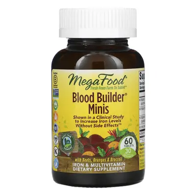 MegaFood, Blood Builder Minis, Tablets