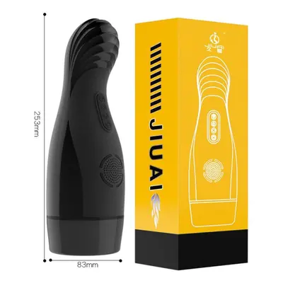 (black) Automatic Blowjob Sucking Masturbators For Men Vagina Vibrator Male Masturbation Cup Pus