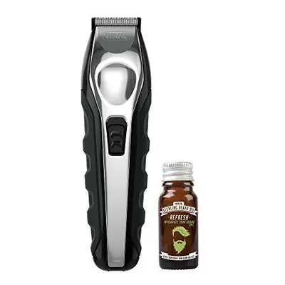 Wahl Beard Trimmer Total Beard Hair Trimmer with Beard Oil, Stubble Trimmer, Male Grooming Set, 