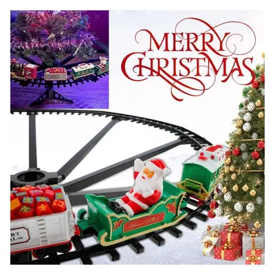 Christmas Train Electric Toys Christmas Tree Decoration Train Track Frame Railway Car With Sound