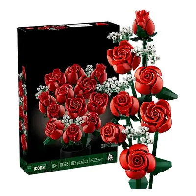 Fomantic Artificial Roses Flower Bouquet Gift For Christmas