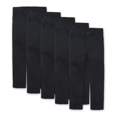 The Children's Place Boys' Stretch Skinny Chino Pants New Navy 5-Pack