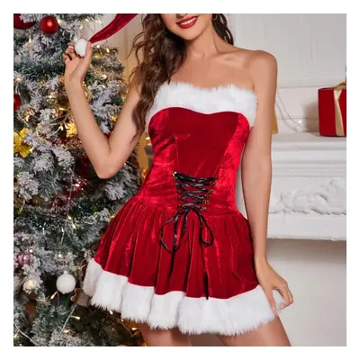 (red, XXL) (great Home)women&apos;s Sexy Christmas Costumes Cosplay Stage Show Costumes Dress