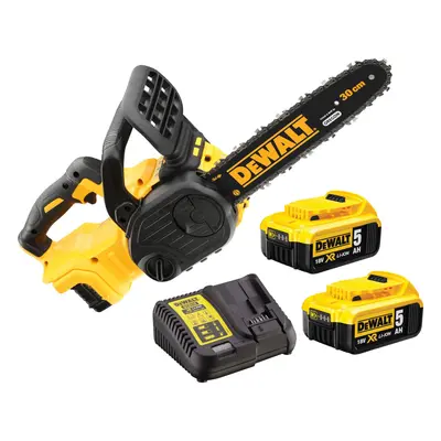 Dewalt DCM565P2 18v XR 30cm Cordless Chainsaw Brushless - x 5.0ah Batteries