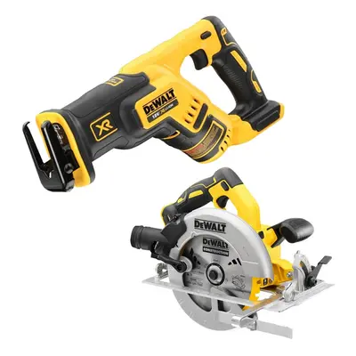 Dewalt DCS367N 18v XR Compact Brushless Reciprocating Saw & DCS570N Circular Saw