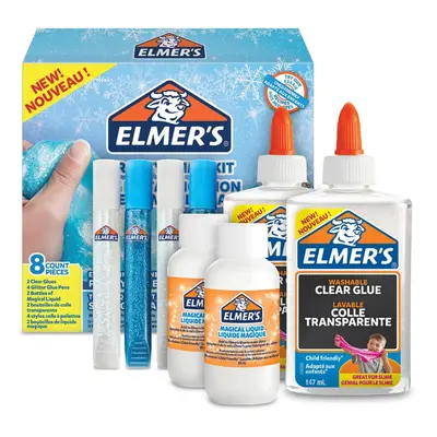 Elmer's Frosty Slime Kit PVA Glue Slime Activator Washable And Child-Friendly