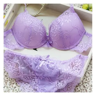 Vogue Secret Brand Lace Embroidery Bra Set Women Plus Size Push Up Padded Sexy Underwear Set Bra