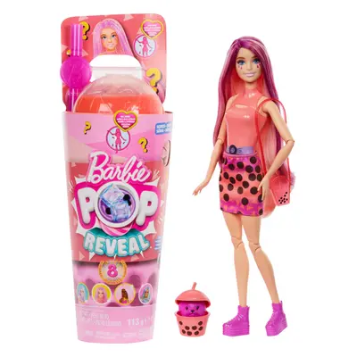 Pop Reveal Bubble Tea Series Doll & Accessories with Fashion Doll & Pet, Surprises Include Color