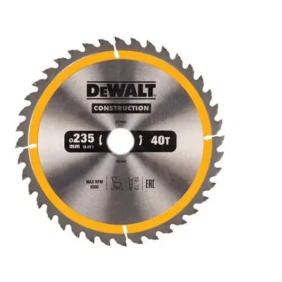 DeWalt DT1955-QZ Construction Circular Saw Blade x 30mm x 40T