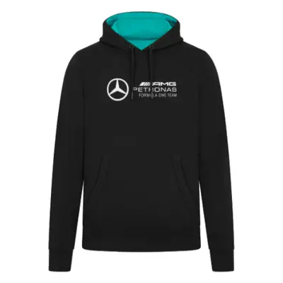 (M) Mercedes Mens Logo Hoody (Black)