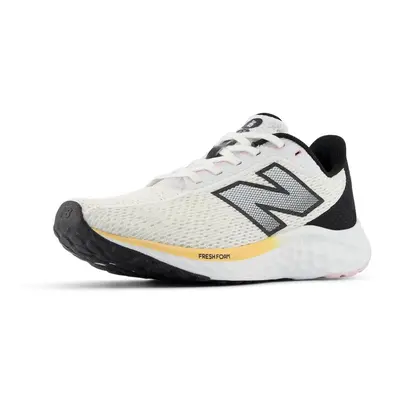 New Balance Women's Fresh Foam Arishi V4 Running Shoe White/Black/Peach Blossom Wide