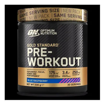 Optimum Nutrition Gold Standard Pre Workout Blue Raspberry Flavour 330g