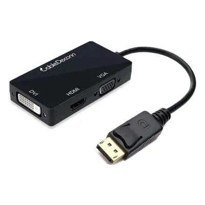 DP to VGA / HDMI / DVI Converter in Adapter Network Cable Converter for PC Notebook TV Projector