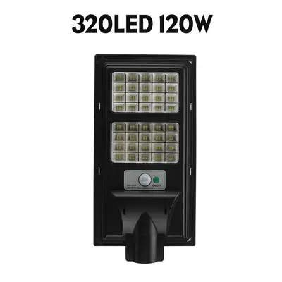 (320LED) 80/160/240/320LED 30/60/90/120W Solar Street Light PIR Motion Sensor Outdoor Garden