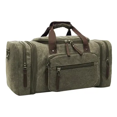 (Army Green) Durable Multifunction Handbag Men Canvas Sport Bag Training Gym Bag Women Fitness B