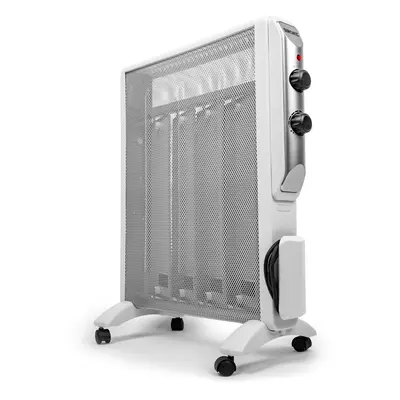 Duronic HV220 WE Electric Heater with Mica Panels, 2kW Power, Radiant and Convection Heat Output