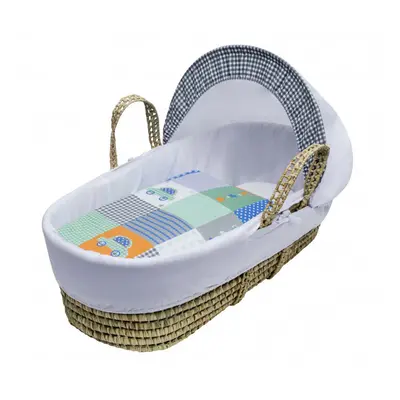 Patchwork Cars Palm Moses Basket